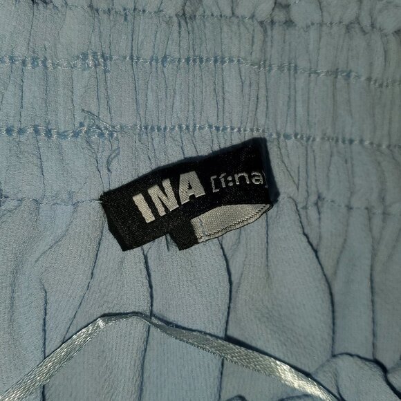 INA~~ Off the Shoulder Baby Blue Top~Amazingdetail - Picture 10 of 11